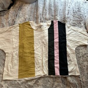 Free people crop tee.